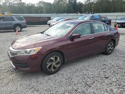 Salvage cars for sale at Augusta, GA auction: 2016 Honda Accord LX