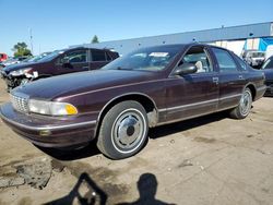 Chevrolet Caprice salvage cars for sale: 1995 Chevrolet Caprice Classic