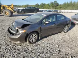 Salvage cars for sale at Memphis, TN auction: 2012 Honda Civic LX