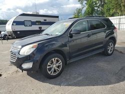 Salvage cars for sale at Dunn, NC auction: 2016 Chevrolet Equinox LT