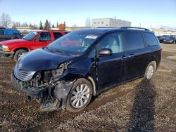 Toyota Vehiculos salvage en venta: 2017 Toyota Sienna XLE