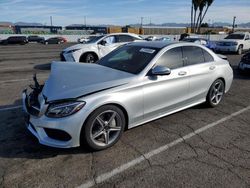 Salvage cars for sale at Van Nuys, CA auction: 2017 Mercedes-Benz C300