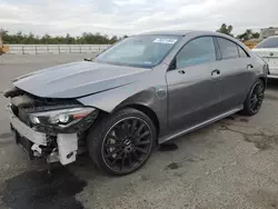 Salvage cars for sale at Fresno, CA auction: 2022 Mercedes-Benz CLA AMG 35 4matic