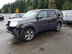 Honda salvage cars for sale: 2012 Honda Pilot EXL