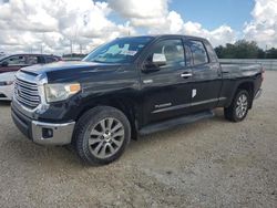 Toyota salvage cars for sale: 2014 Toyota Tundra Double Cab Limited