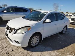 Salvage cars for sale at Kansas City, KS auction: 2014 Nissan Versa S