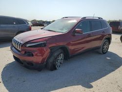 Salvage cars for sale at San Antonio, TX auction: 2018 Jeep Cherokee Latitude Plus