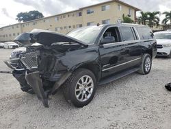 SUV salvage a la venta en subasta: 2015 GMC Yukon XL Denali