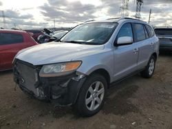 Salvage cars for sale at Elgin, IL auction: 2007 Hyundai Santa FE SE