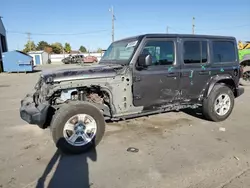 Jeep salvage cars for sale: 2020 Jeep Wrangler Unlimited Sport