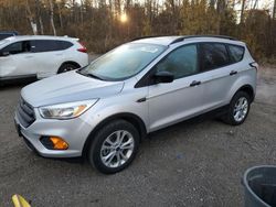 Salvage cars for sale at Cookstown, ON auction: 2017 Ford Escape S