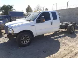 Salvage trucks for sale at Colton, CA auction: 2005 Ford F350 SRW Super Duty