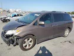 Salvage cars for sale at Grand Prairie, TX auction: 2019 Toyota Sienna LE