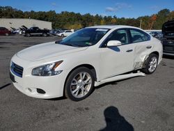 Salvage cars for sale at Exeter, RI auction: 2014 Nissan Maxima S