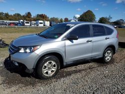 Salvage cars for sale at Hillsborough, NJ auction: 2014 Honda CR-V LX