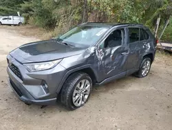 Salvage cars for sale at North Billerica, MA auction: 2021 Toyota Rav4 XLE Premium