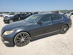 Salvage cars for sale at Houston, TX auction: 2008 Lexus LS 460