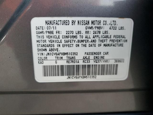 2011 Infiniti G37 Base