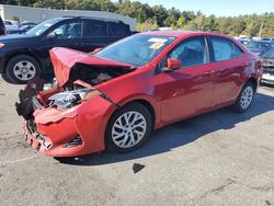 Salvage cars for sale at Exeter, RI auction: 2018 Toyota Corolla L