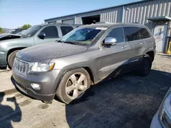 Jeep salvage cars for sale: 2012 Jeep Grand Cherokee Overland