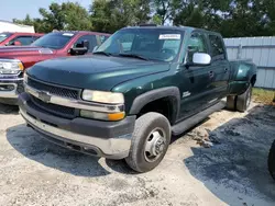 Salvage cars for sale from Copart Jacksonville, FL: 2001 Chevrolet Silverado K3500