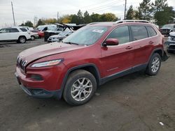 Jeep salvage cars for sale: 2017 Jeep Cherokee Latitude