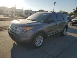 Salvage cars for sale at Sacramento, CA auction: 2014 Ford Explorer XLT