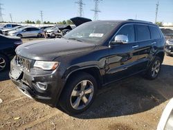 Jeep salvage cars for sale: 2014 Jeep Grand Cherokee Overland