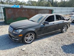 Salvage cars for sale at Augusta, GA auction: 2013 Mercedes-Benz C 250