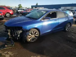 Salvage cars for sale at Woodhaven, MI auction: 2016 Chrysler 200 S