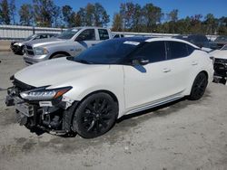 Nissan salvage cars for sale: 2021 Nissan Maxima SR