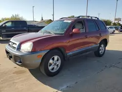 Salvage cars for sale at Oklahoma City, OK auction: 2005 Hyundai Santa FE GLS