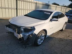 Chevrolet salvage cars for sale: 2021 Chevrolet Malibu LT