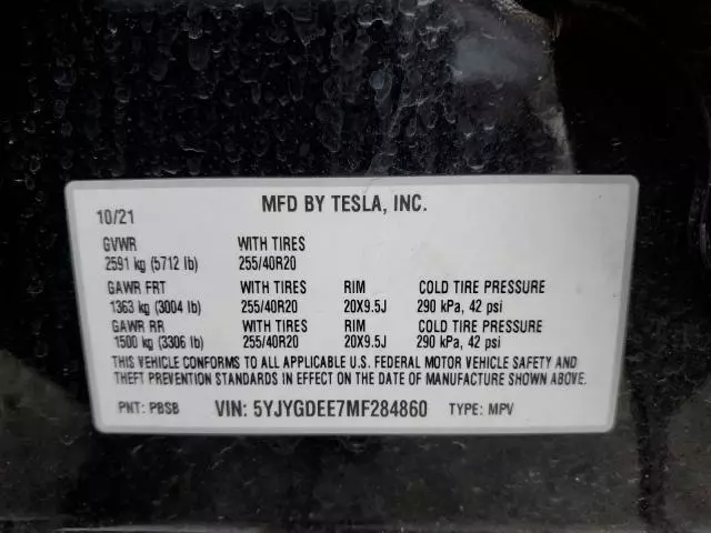 2021 Tesla Model Y