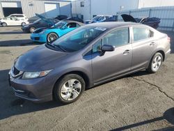 Salvage cars for sale at Vallejo, CA auction: 2014 Honda Civic LX