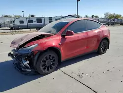 Tesla Model y salvage cars for sale: 2023 Tesla Model Y