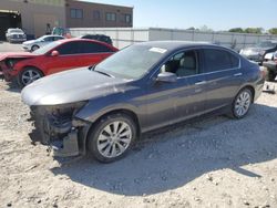 Salvage cars for sale at Kansas City, KS auction: 2013 Honda Accord EXL