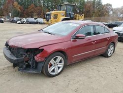 Salvage cars for sale at North Billerica, MA auction: 2016 Volkswagen CC Base