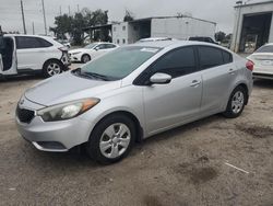 KIA salvage cars for sale: 2015 KIA Forte LX