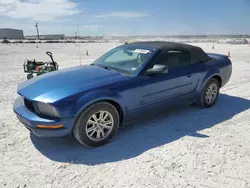 Salvage cars for sale at New Braunfels, TX auction: 2007 Ford Mustang