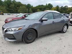 Salvage cars for sale at Mendon, MA auction: 2021 Nissan Sentra S