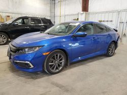 Honda salvage cars for sale: 2020 Honda Civic EX