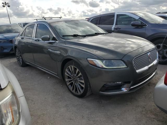 2017 Lincoln Continental Select