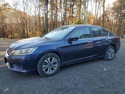 Salvage cars for sale from Copart West Warren, MA: 2013 Honda Accord LX