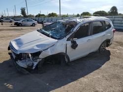 Salvage cars for sale at Miami, FL auction: 2021 Subaru Forester Premium