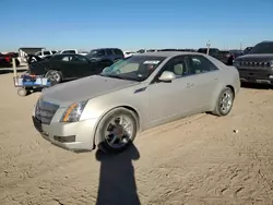 Salvage cars for sale at Amarillo, TX auction: 2009 Cadillac CTS