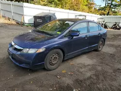 Salvage cars for sale at Center Rutland, VT auction: 2010 Honda Civic LX