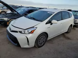 Flood-damaged cars for sale at auction: 2016 Toyota Prius V