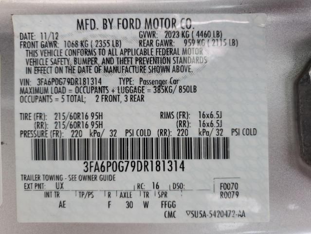 2013 Ford Fusion S