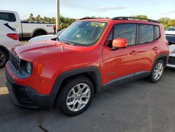 Salvage cars for sale at Riverview, FL auction: 2017 Jeep Renegade Latitude